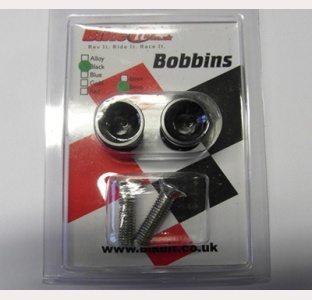 Black Paddock Stand Bobbins 8 mm thread
