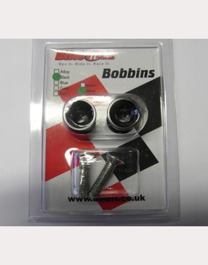 Black Paddock Stand Bobbins 8 mm thread