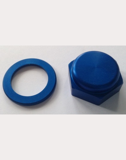 Top steering stem nut and washer