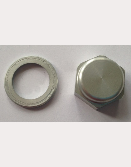 Top steering stem nut and washer - Choice of colours 
